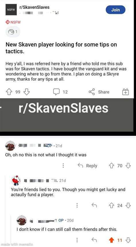 They were looking for Skaven players : r/Grimdank .